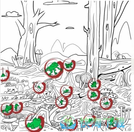 《汉字找茬王》找到15只青蛙通关攻略