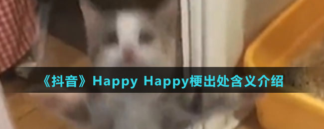 《抖音》Happy Happy梗出处含义介绍