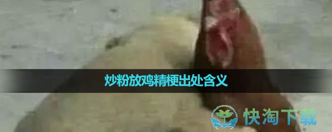 炒粉放鸡精梗出处含义介绍