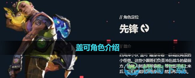 《无畏契约》盖可角色介绍