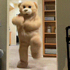《抖音》小熊庆祝舞表情包分享