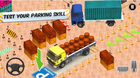 卡车停车场3D货运卡车	截图(3)