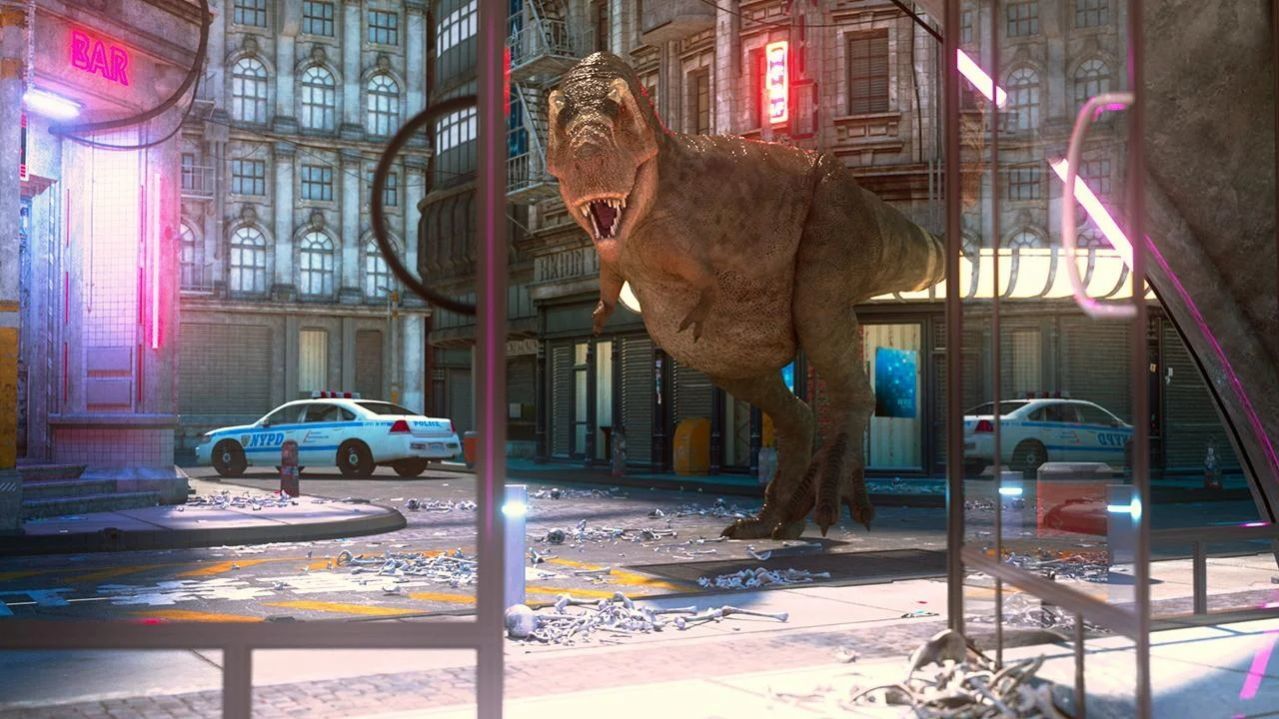 巨大恐龙破坏城市截图(2)