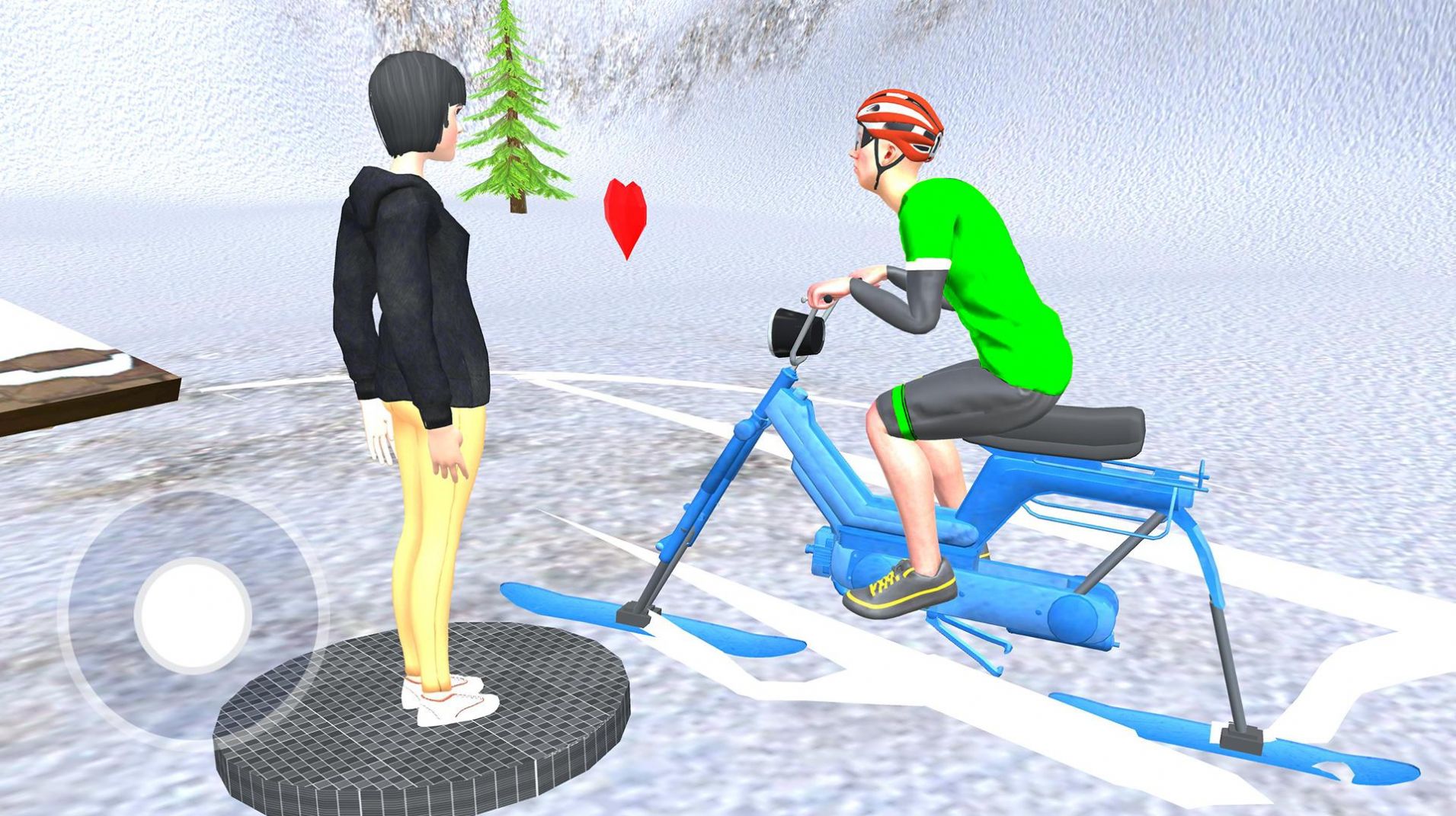 雪地自行车骑行截图(2)