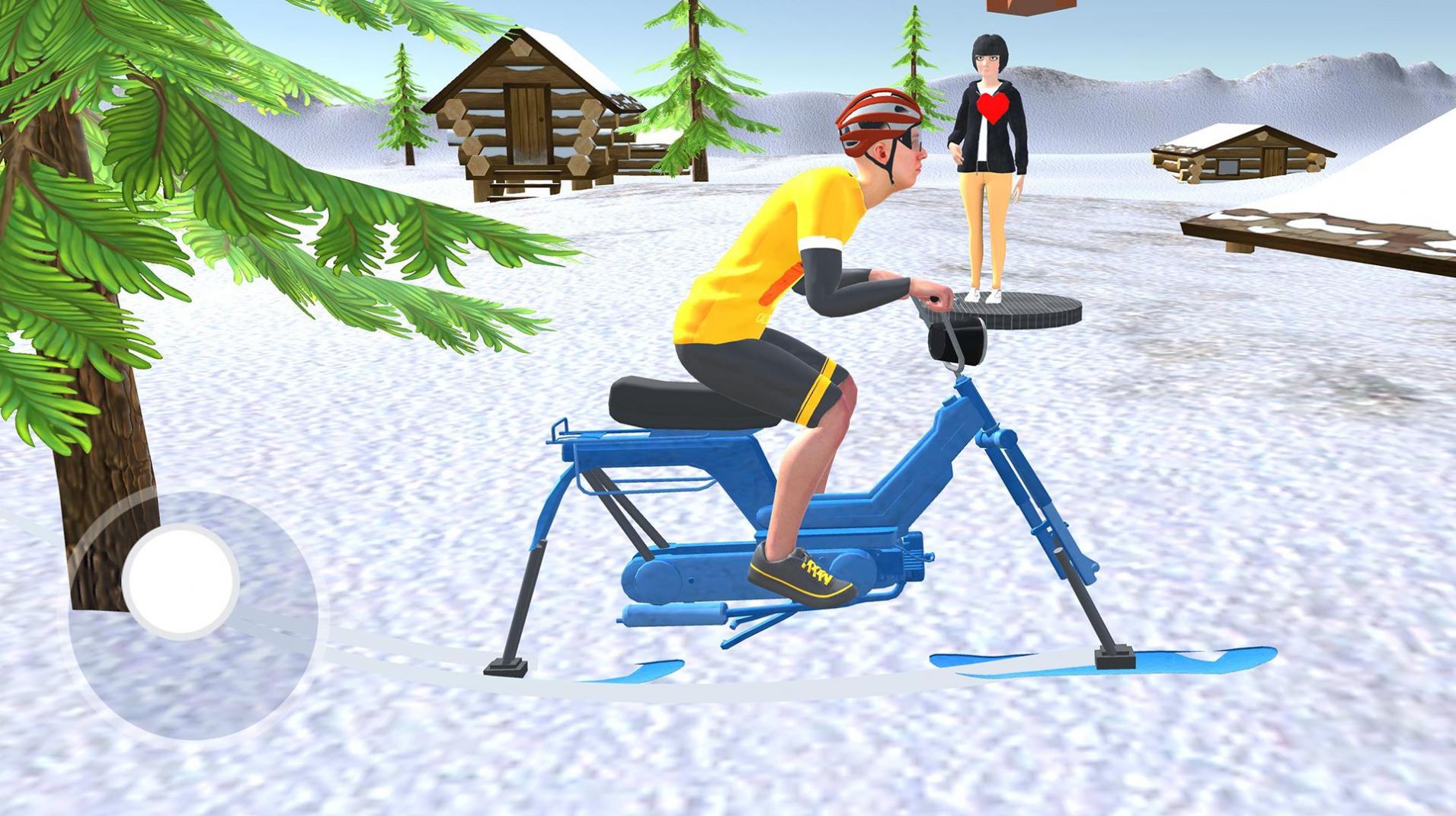 雪地自行车骑行截图(4)