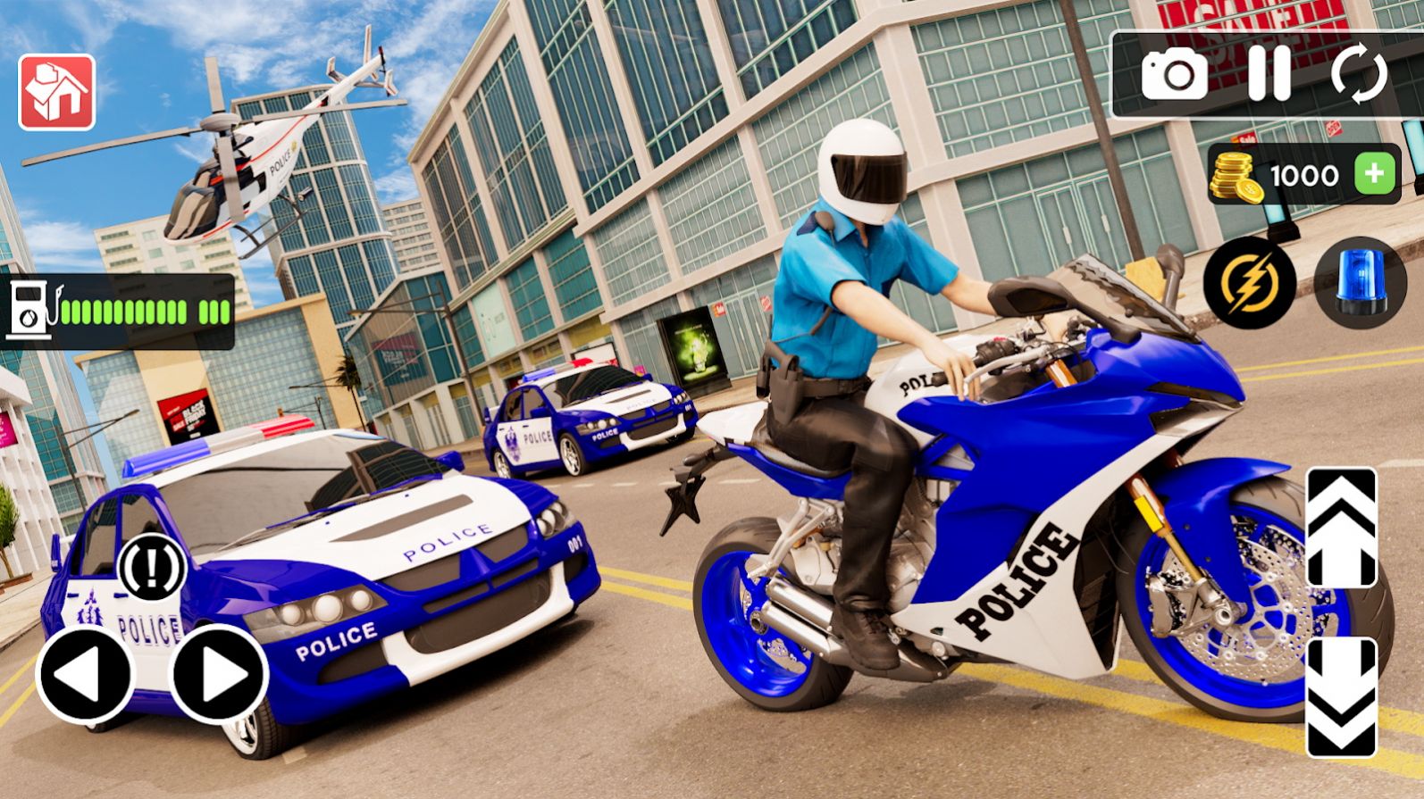 警察驾驶摩托车截图(1)