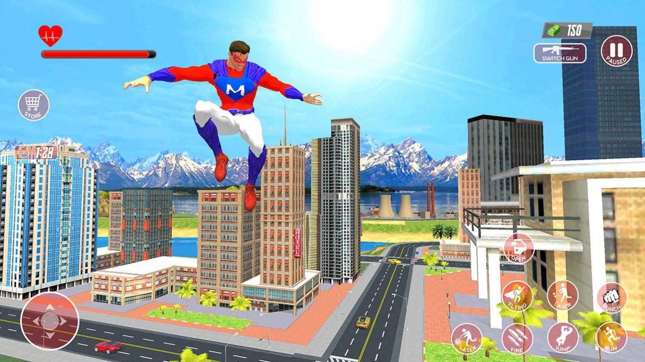 超级英雄城市飞翔截图(3)