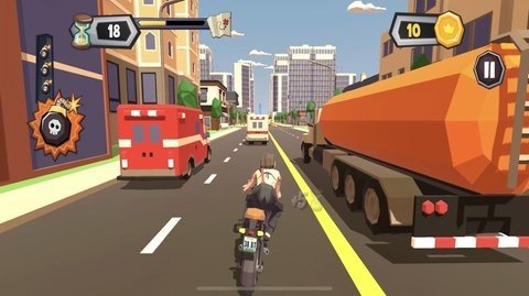 混乱交通摩托车骑士截图(3)