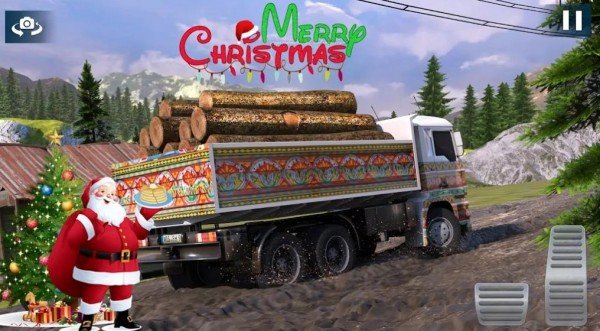 圣诞雪地卡车模拟器截图(1)