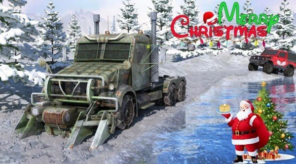 圣诞雪地卡车模拟器无敌版截图(2)