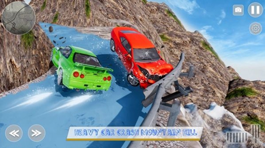 Car Crash Icy Mountain Road截图(3)