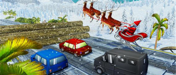 圣诞童车比赛截图(3)