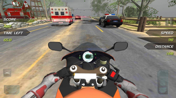公路摩托车骑手截图(2)