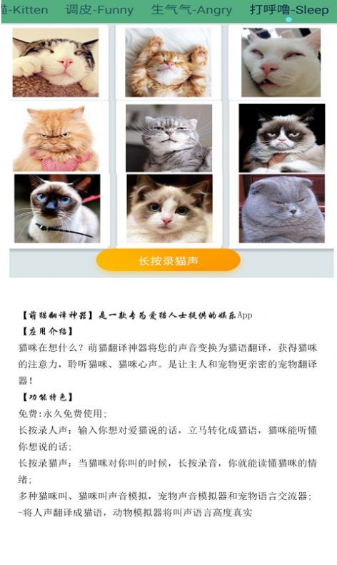 晋江猫语翻译器截图(2)