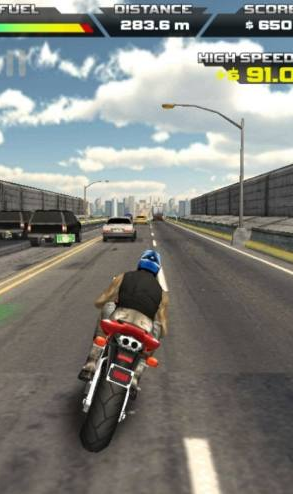 3d摩托车公路骑手无限金币版截图(3)