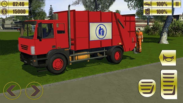 垃圾车模拟驾驶截图(3)