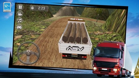 模拟驾驶卡车运货3d截图(1)