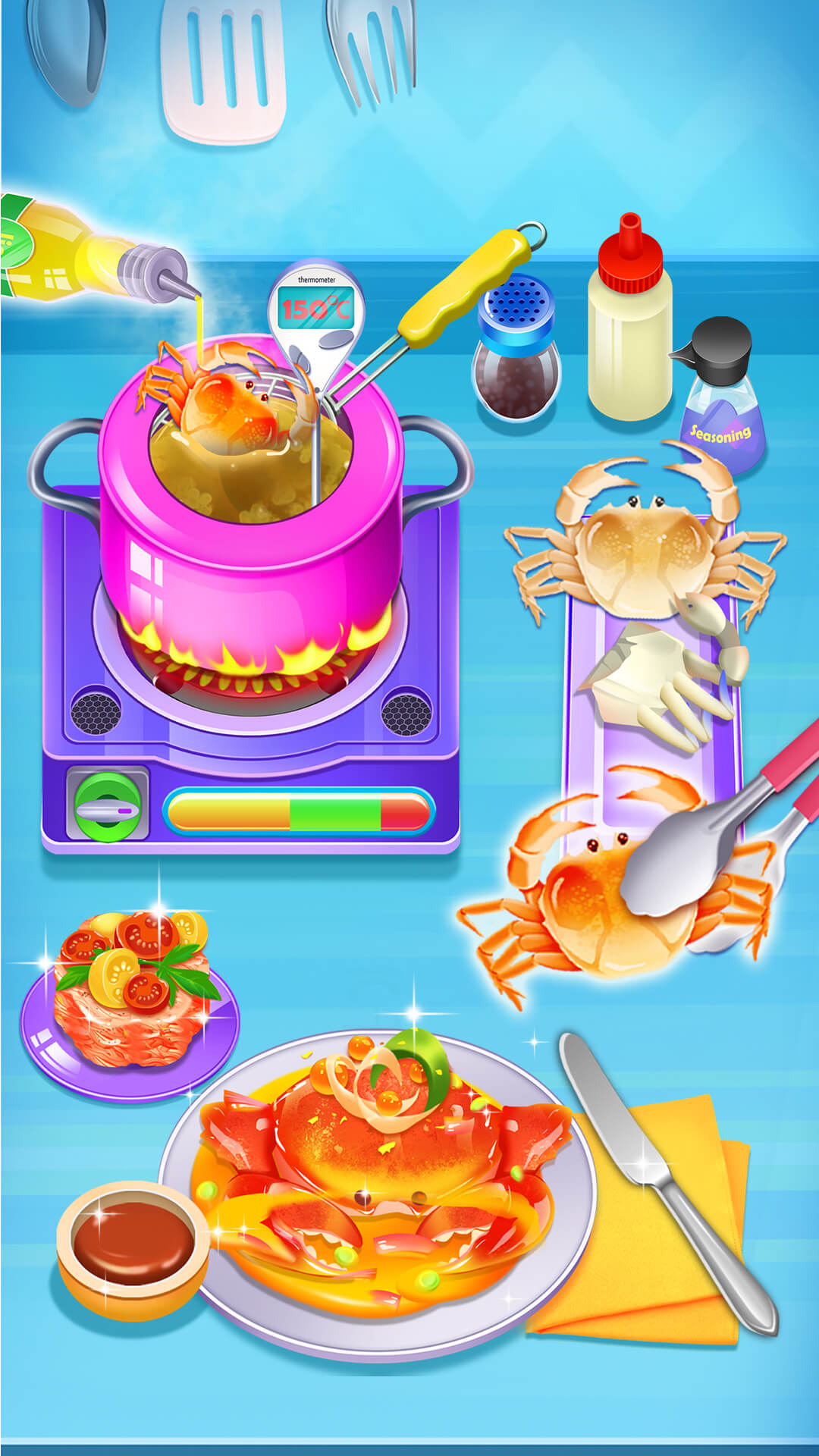 美味螃蟹大餐烹饪制作截图(2)