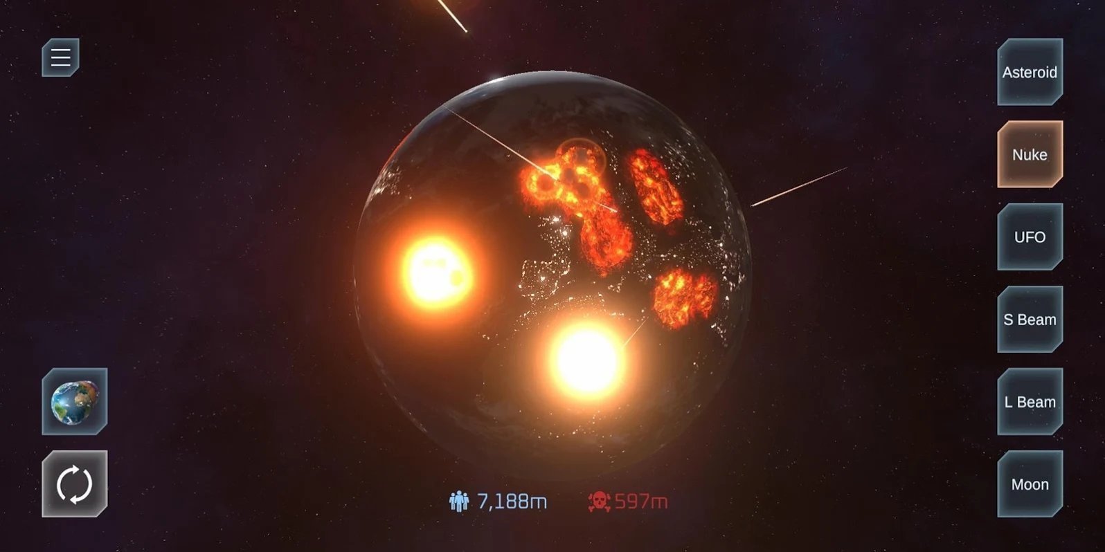 地球爆炸模拟截图(2)