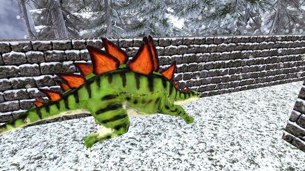 野生恐龙冬季丛林3D截图(3)