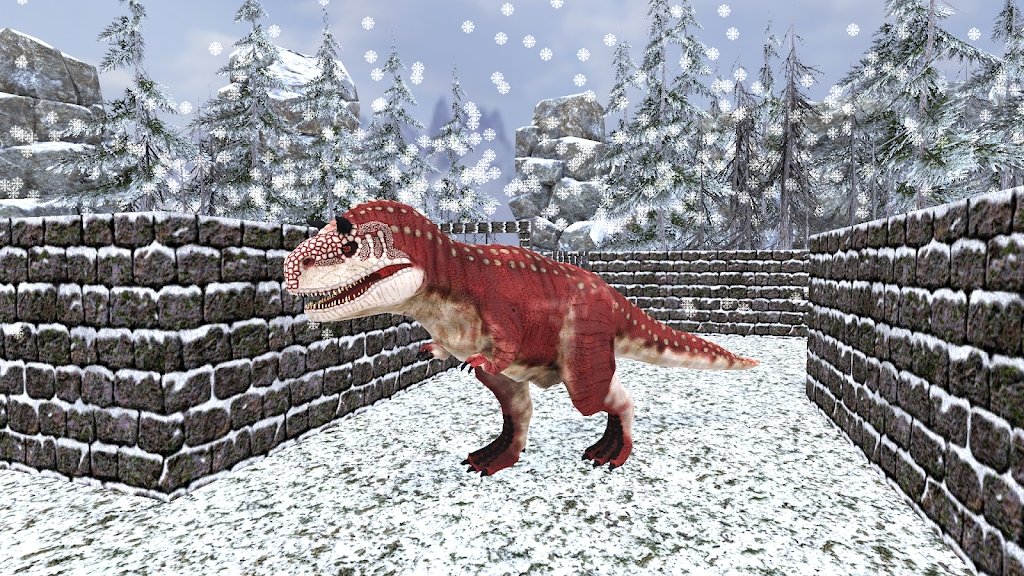野生恐龙冬季丛林3D截图(2)