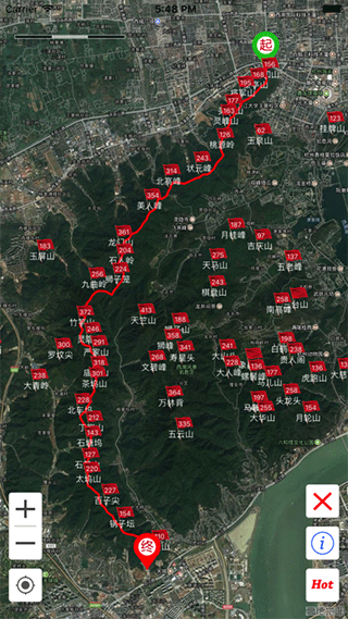 杭州登山地图截图(3)