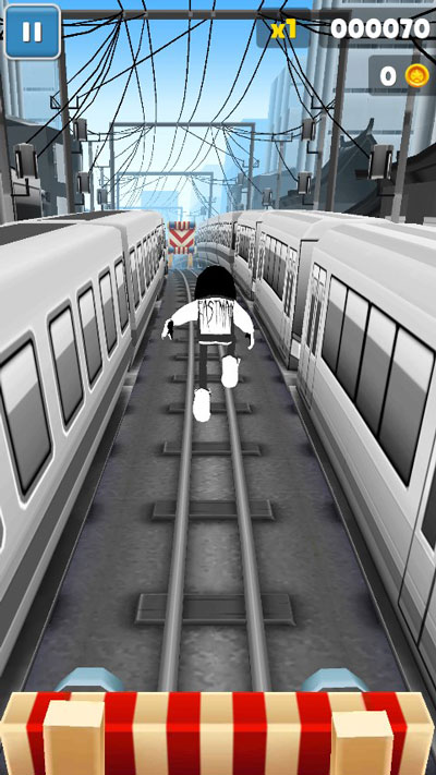 地铁跑酷xm改版黑白版	截图(2)