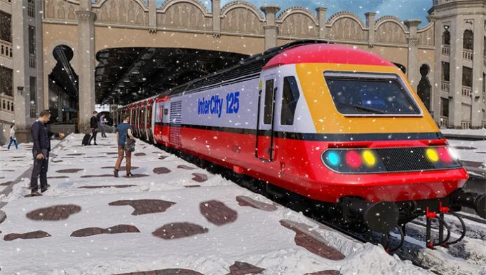 雪地上坡火车驾驶模拟截图(2)