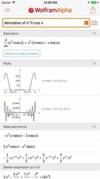 wolframalpha中文版截图(3)