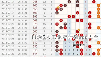 11选5人工免费计划app大全