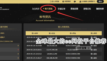 全球最大的cc网投平台推荐