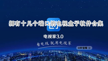 拥有十几个端口的电视盒子软件合集
