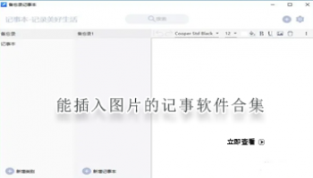 能插入图片的记事软件合集