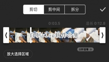 自制vlog软件合集