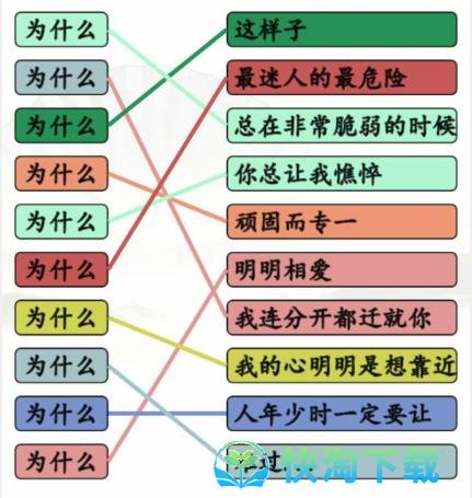 《汉字找茬王》连出全部为什么的歌通关攻略