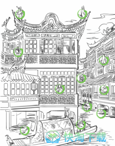 《汉字找茬王》古楼找人通关攻略